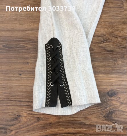 Alphorn Trachten Дамски ленени пантлаони бохо стил, снимка 5 - Панталони - 41569823
