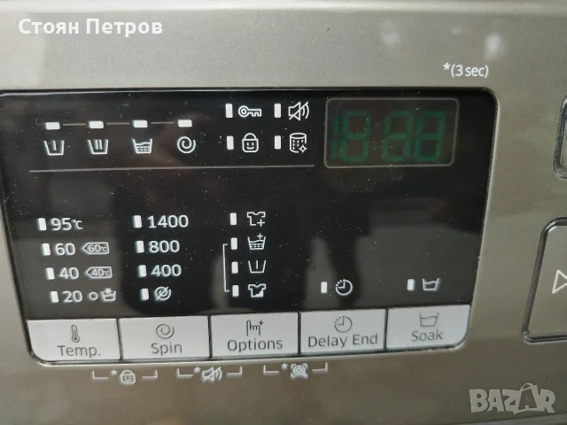 Пералня Samsung 8 кг 1400 оборота инвертор, снимка 9 - Перални - 55937764