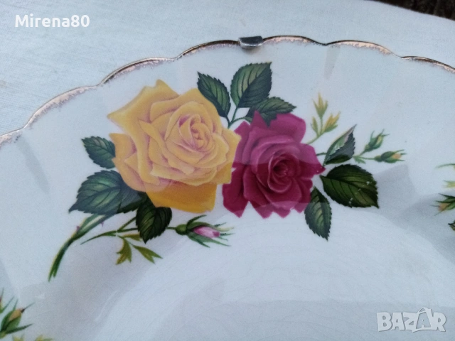 * Myott's * - винтидж английска чиния за стена, снимка 3 - Антикварни и старинни предмети - 53752987