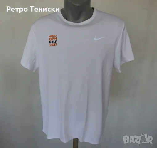 Тениска • Nike • бяло • размер L • Мъже