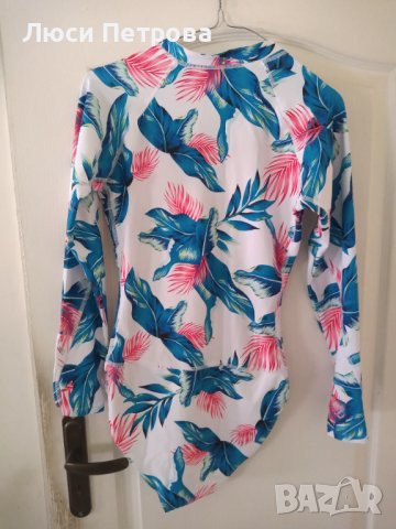 Бански с дълъг ръкав за уейк, кайт или сърф, снимка 2 - Бански костюми - 41740120