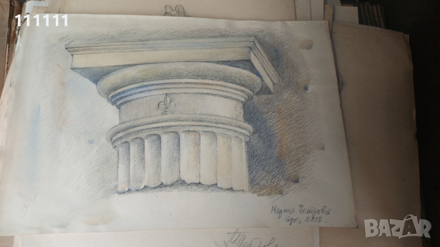 Рисунки  с молив