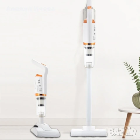 Акумулаторна домакинска ръчна прахосмукачка с 5 накрайника, снимка 8 - Прахосмукачки - 51226116