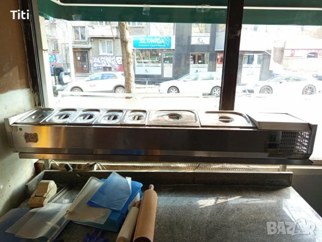 Хладилна хоризонтална витрина за салати – тип Бен Мари, снимка 2 - Други - 53698054