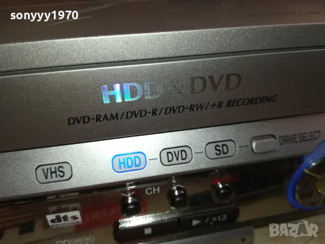 PANASONIC HDD DVD HIFI VIDEO-ВНОС SWISS 0201251803, снимка 9 - Плейъри, домашно кино, прожектори - 48521601