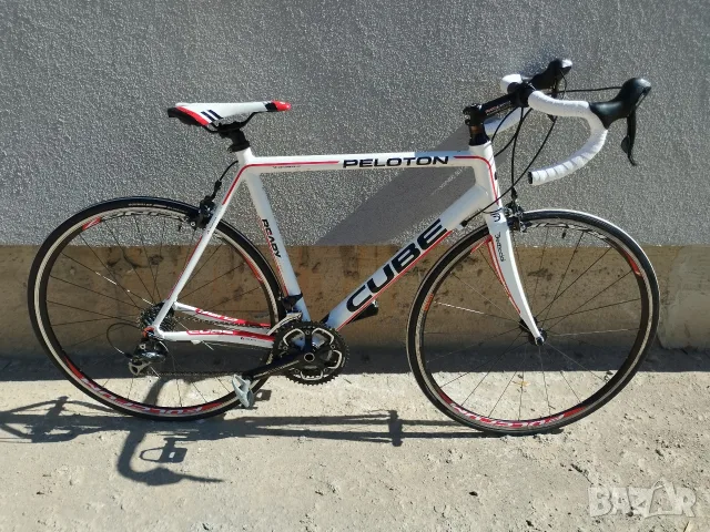Отличен шосеен велосипед Cube Peloton / Shimano 105 / Fulcrum / Карбонова вилка/ Рамка 56 см., снимка 2 - Велосипеди - 56125634