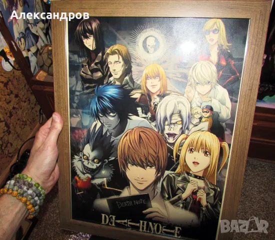 anime Death Note тетрадката на смъртта картина аниме, 33х43см, подходяща за подарък, снимка 5 - Списания и комикси - 50230285