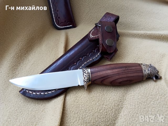 Нож ръчна изработка уникат единствен, снимка 2 - Ловно оръжие - 36014237