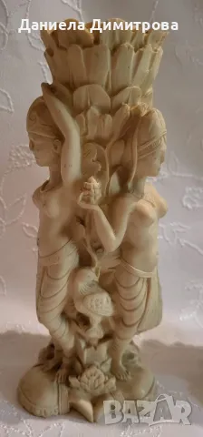 Две вази / свещници , снимка 3 - Антикварни и старинни предмети - 48235604