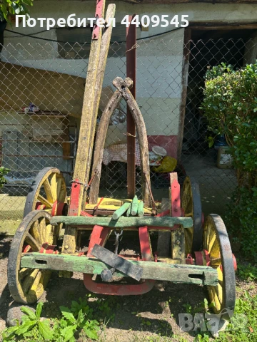 Каруца две оси - за декорация