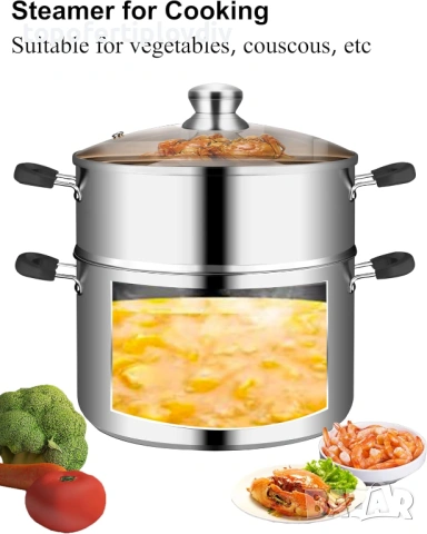 Тенджера за готвене на пара VENTION,4.2 Liter, снимка 4 - Съдове за готвене - 53654619