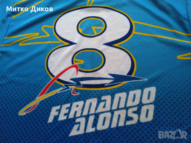 Фернандо Алонсо фенска тениска Формула-1 отлична реален размер Л, снимка 8 - Други спортове - 44783016
