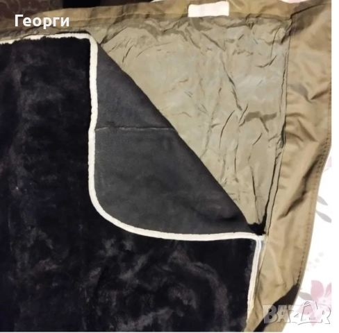 шуба с кожена подплата, снимка 4 - Палта - 52233047