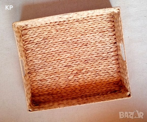 Голям поднос-табла от морска трева , снимка 2 - Кутии за съхранение - 41246104