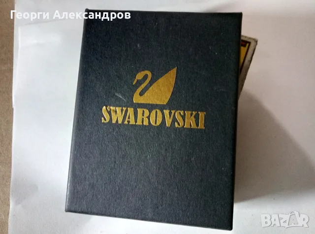 SWAROVSKI - СКЪПОЦЕНЕН Нежен Комплект КОЛИЕ с КРЪСТ ОБЕЦИ и ПРЪСТЕН в Оригиналната Кутийка СВАРОВСКИ, снимка 6 - Бижутерийни комплекти - 56156518