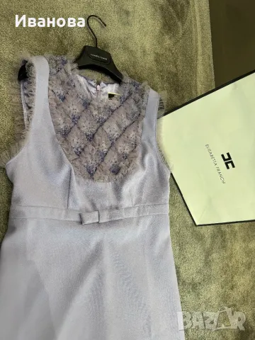 Луксозна рокля ELISABETTA FRANCHI, снимка 5 - Рокли - 50029992