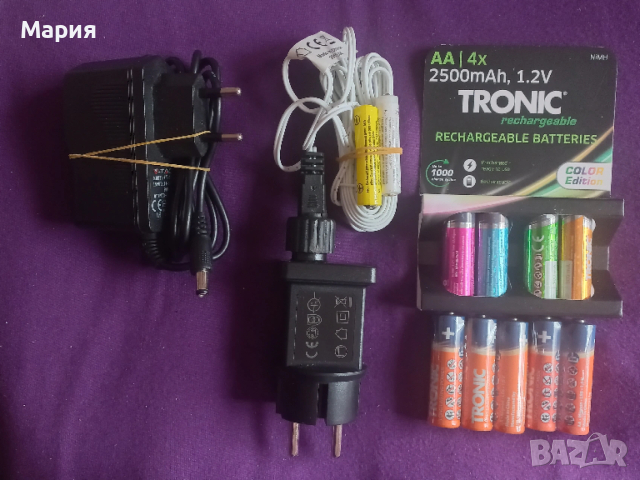 Лампички, адаптери и батерии, снимка 2 - Батерии, зарядни - 52967724