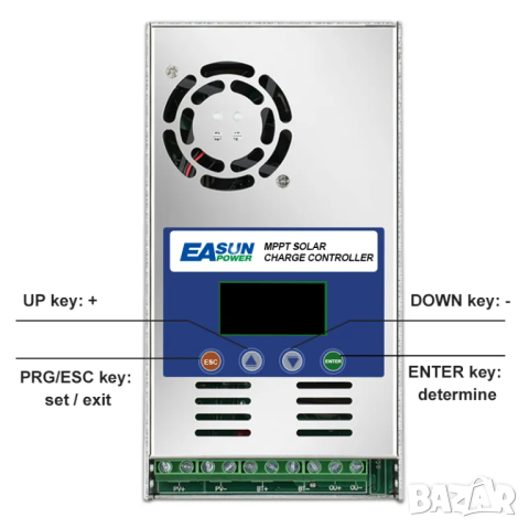 Easun ICharger-MPPT-6048 / 60A соларен контролер 12V 24V 36V 48V, снимка 2 - Друга електроника - 44734941