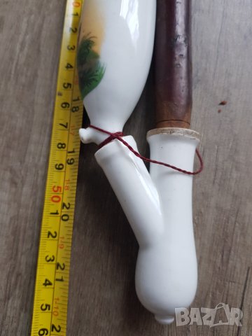 Стара голяма порцеланова лула, снимка 14 - Лули - 38944872