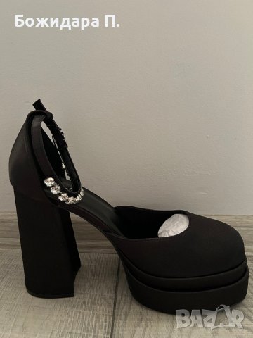 Обувки с ток, снимка 1 - Дамски обувки на ток - 44420550