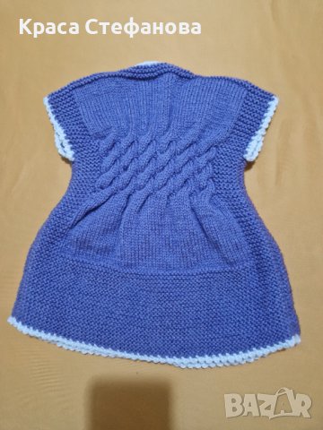 Ръчно плетени детски елек , снимка 9 - Други - 42379621