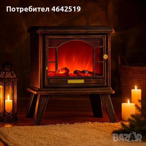 Ретро камина с ефект на пламък – уют и атмосфера навсякъде