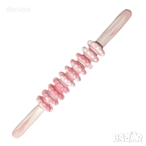 6455 Ролков масажор за тяло с въртящи се ролки – масажор за гръб, крака, бедра и ръце, снимка 7 - Масажори - 53717235