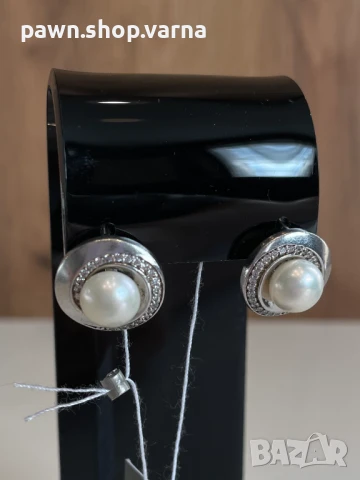 Сребърни обеци с проба 925 – 7,12 гр - Нови!, снимка 1