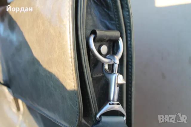 Кожена чанта ''Picard'' маслено зелено, снимка 15 - Други ценни предмети - 48103028