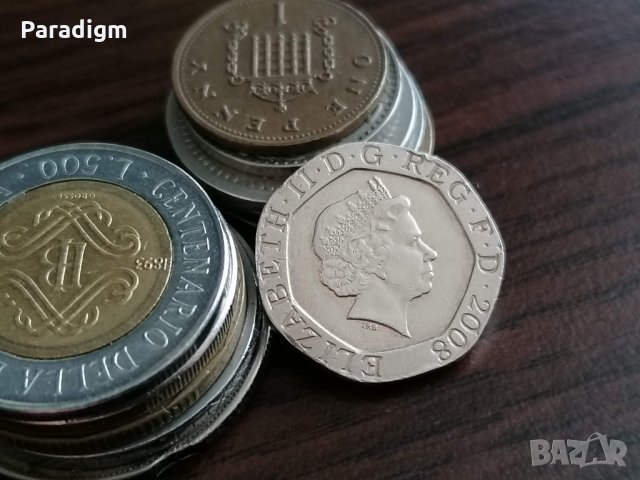 Монета - Великобритания - 20 пенса | 2008г., снимка 2 - Нумизматика и бонистика - 34639254