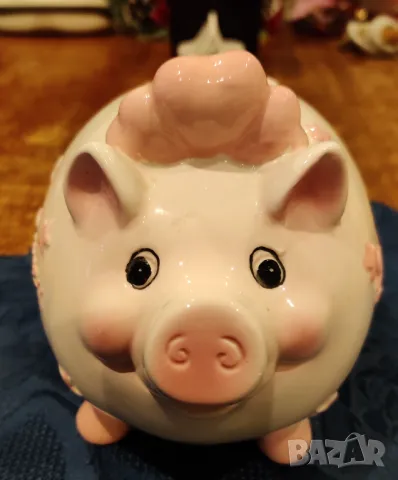 Керамично прасенце - касичка , снимка 1
