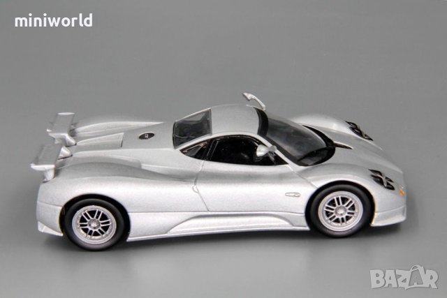 Pagani Zonda C12S 2000 - мащаб 1:43 на DeAgostini моделът е нов в блистер, снимка 3 - Колекции - 44434350