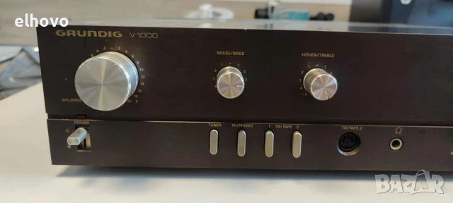 Стерео усилвател Grundig V 1000, снимка 7 - Ресийвъри, усилватели, смесителни пултове - 51336759
