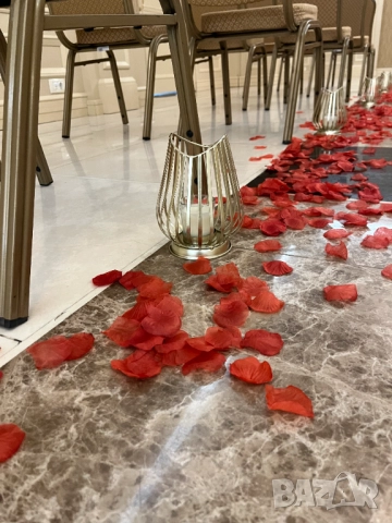 Кръгли бели големи плата за декорация дом сватба 40 см, снимка 4 - Други - 52571064