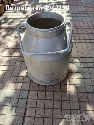 Алуминиев гюм за мляко.
