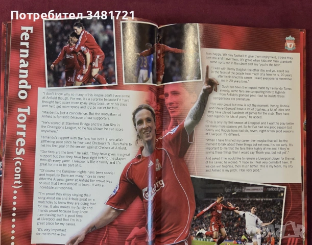 The Official Liverpool FC Annual 2009, снимка 7 - Енциклопедии, справочници - 53748920