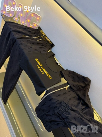 Видео на модела Спортен сет от 3 части YSL, снимка 3 - Спортни екипи - 52182316