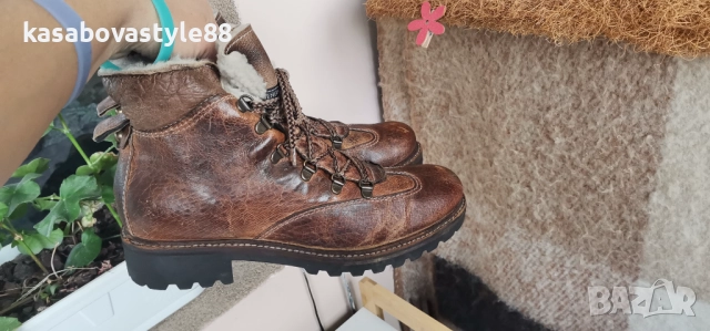 Ботуши Manas Design 41 н. Естесвена кожа , снимка 5 - Дамски ботуши - 52127246