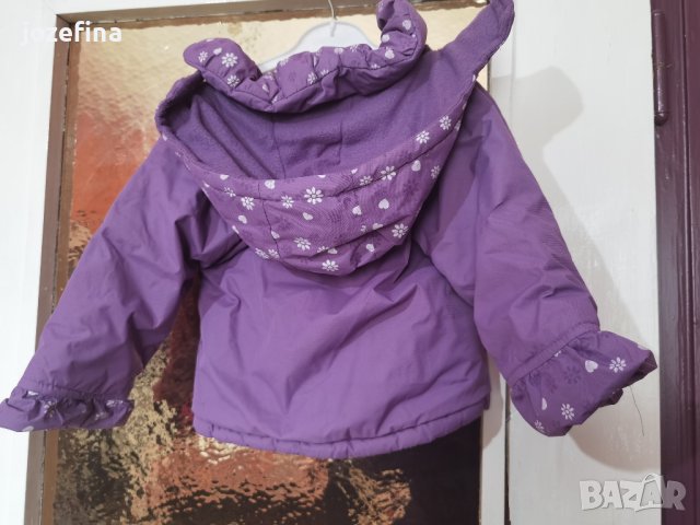Ефектно Детско лилаво яке за момиче, снимка 2 - Детски якета и елеци - 41100946