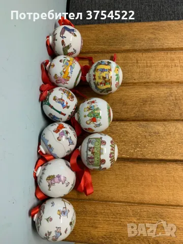 Порцеланови коледни колекционерски украси, снимка 2 - Колекции - 48355997