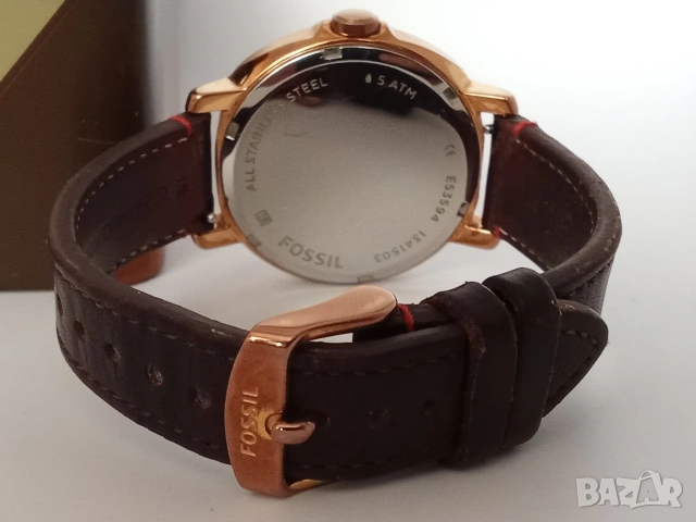 FOSSIL Дамски часовник с кожена каишка , снимка 5 - Дамски - 53274718