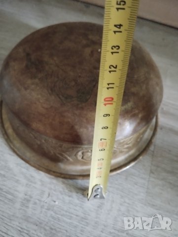 стар бронзов тас за баня, снимка 3 - Други ценни предмети - 41066446