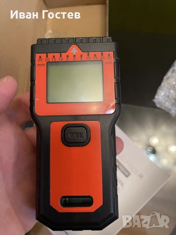 Детектор за кабели, метал и дърво T30 (7 в 1) / Скенер за стени с LCD, снимка 3 - Измервателни инструменти - 56185962