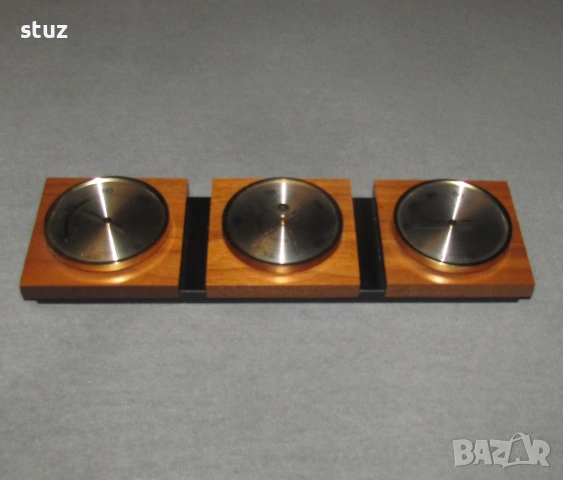 Tроен уред за стена, барометър, влагомер и термометър , снимка 8 - Други - 53572039