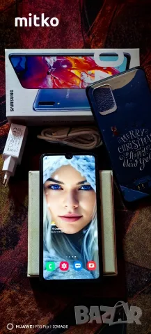 SAMSUNG GALAXY A70-Перфектно състояние.Пълен комплект, снимка 5 - Samsung - 56184013