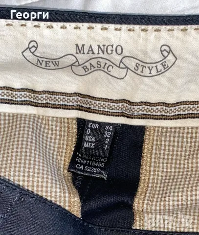 Черна права пола mango, снимка 6 - Поли - 55978043