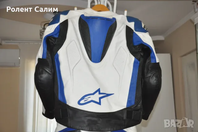 Кожен мото екип от две части Alpinestars Tech 1-R (Размер EUR 54 / L-XL), снимка 5 - Аксесоари и консумативи - 56016378