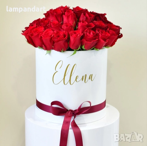 Кутия с вечни рози за подарък, снимка 5 - Романтични подаръци - 43983269