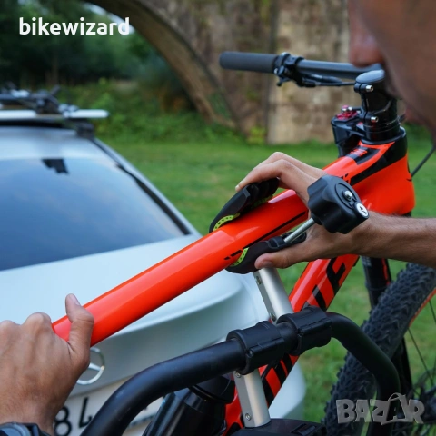 GO BIKER Speed вело багажник за теглич на автомобил/джип/кемпер   за 4 велосипеда НОВ, снимка 6 - Аксесоари и консумативи - 53542177