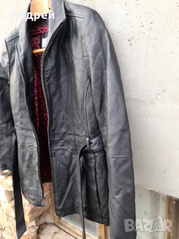 Дамско кожено яке #3, снимка 4 - Якета - 44633940